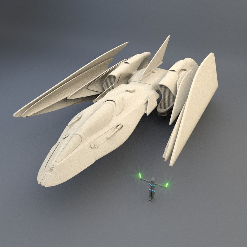 blender spaceship